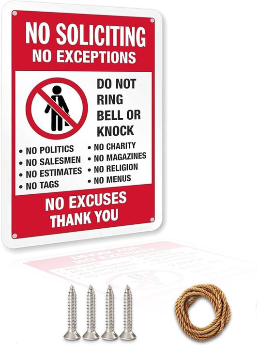 9" x 12" Galvanized Iron Sign | Rainproof & Impact-Resistant, No Deformation or Chipping | UV & Waterproof | Easy to Install, Ideal for Home Yards, Apartments, and Creative Studios