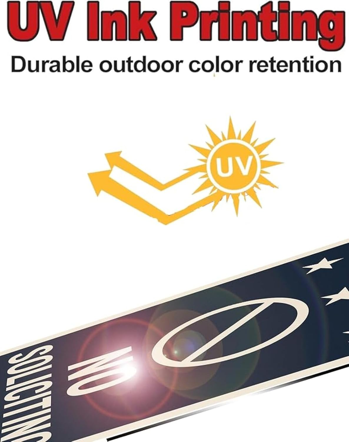 No Soliciting Sign for House Funny, 12 x 9 Inches Rust-Proof Aluminum No Soliciting Sign for Front Door, Humorous Do Not Ring Doorbell Signs, No Solicitation Signs for Home with Screws & Rope (Black)