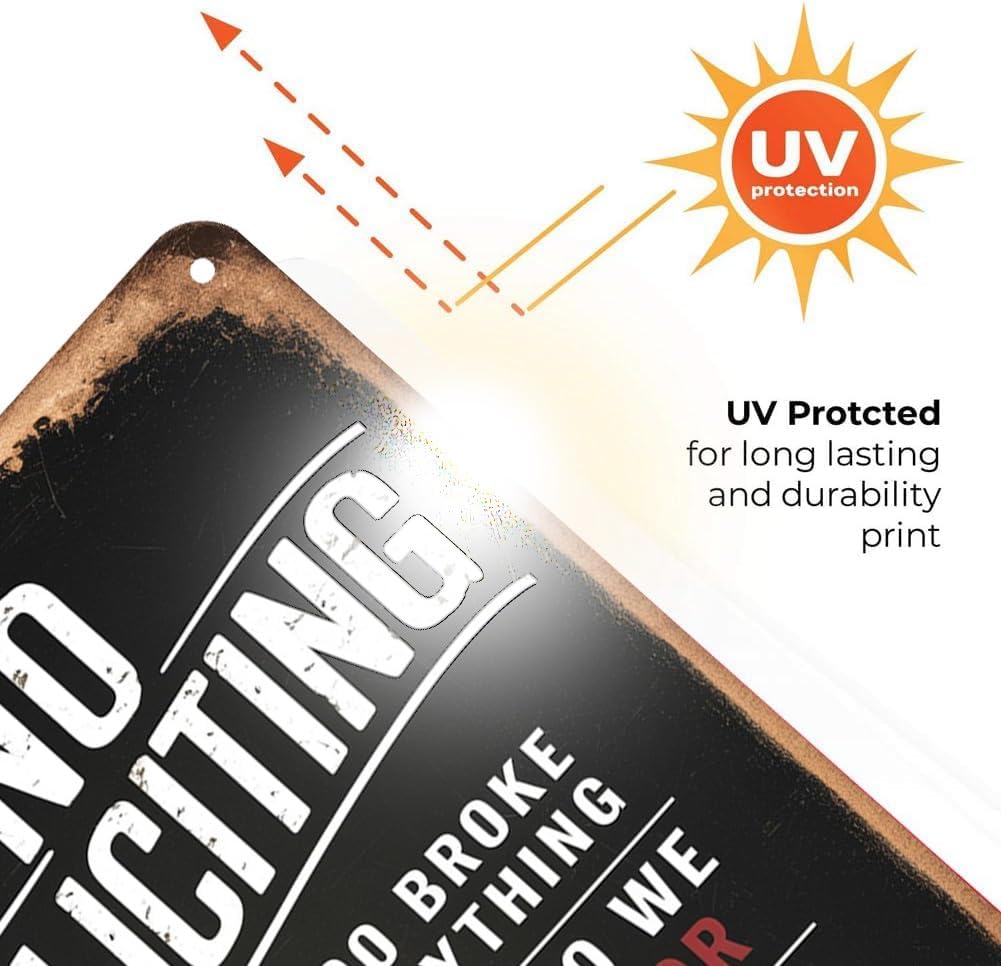 Hilarious No Soliciting Sign! "Jesus Is In, Sales Out" Rust-Resistant Galvanized Iron Door Sign, 8in * 12in, Unique Home Decor (No Soliciting We Are Too Broke, Found Jesus B) (Black)