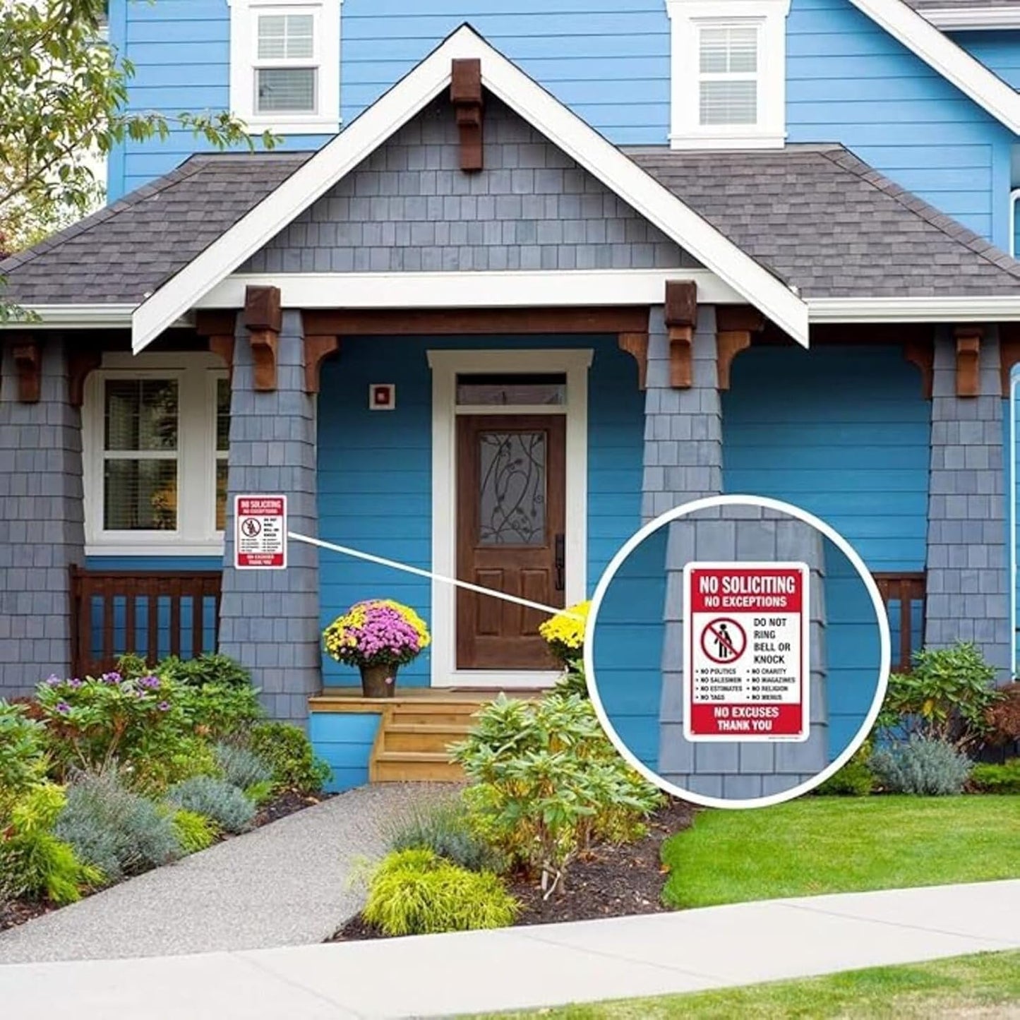 9" x 12" Galvanized Iron Sign | Rainproof & Impact-Resistant, No Deformation or Chipping | UV & Waterproof | Easy to Install, Ideal for Home Yards, Apartments, and Creative Studios